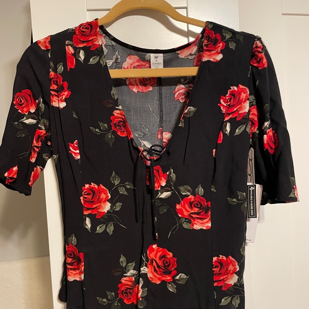 BP x Claudia Sulewski Tie Neck Top, NWT from Nordstrom